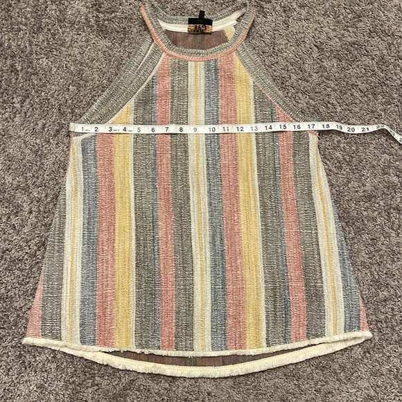 W5 Anthropologie Striped Halter Tank - Picture 6 of 9